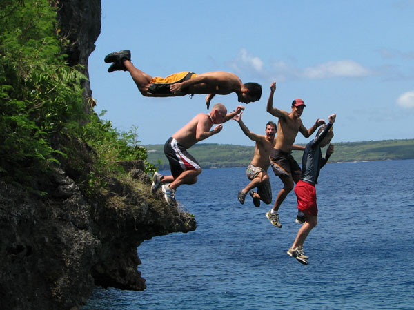 People jumping 