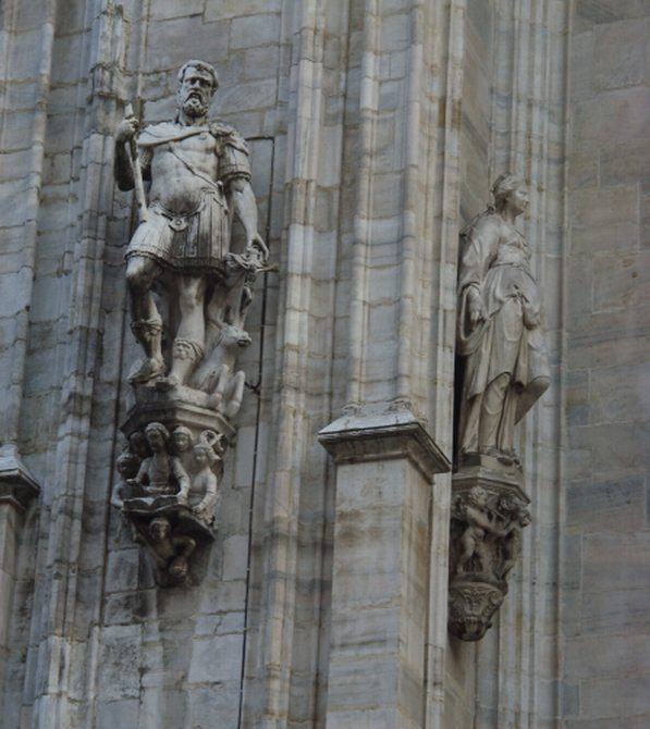 milan dome statues