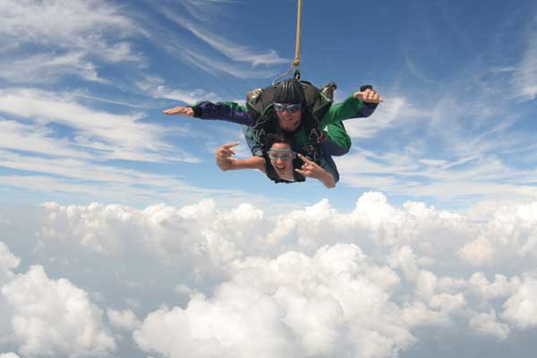 tandem sky diving